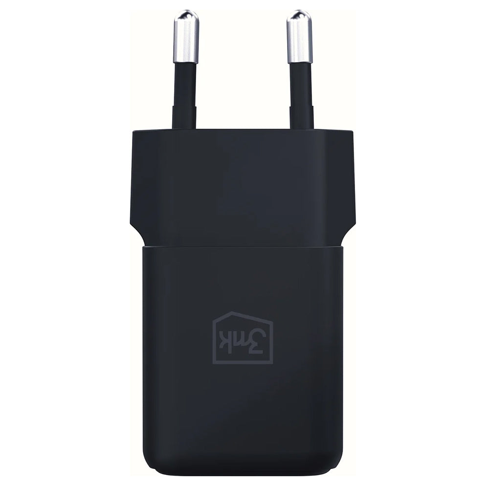 Chargeur Réseau 3MK Hyper, 20W, 3A, 1 x USB-A - 1 x USB-C, Noir