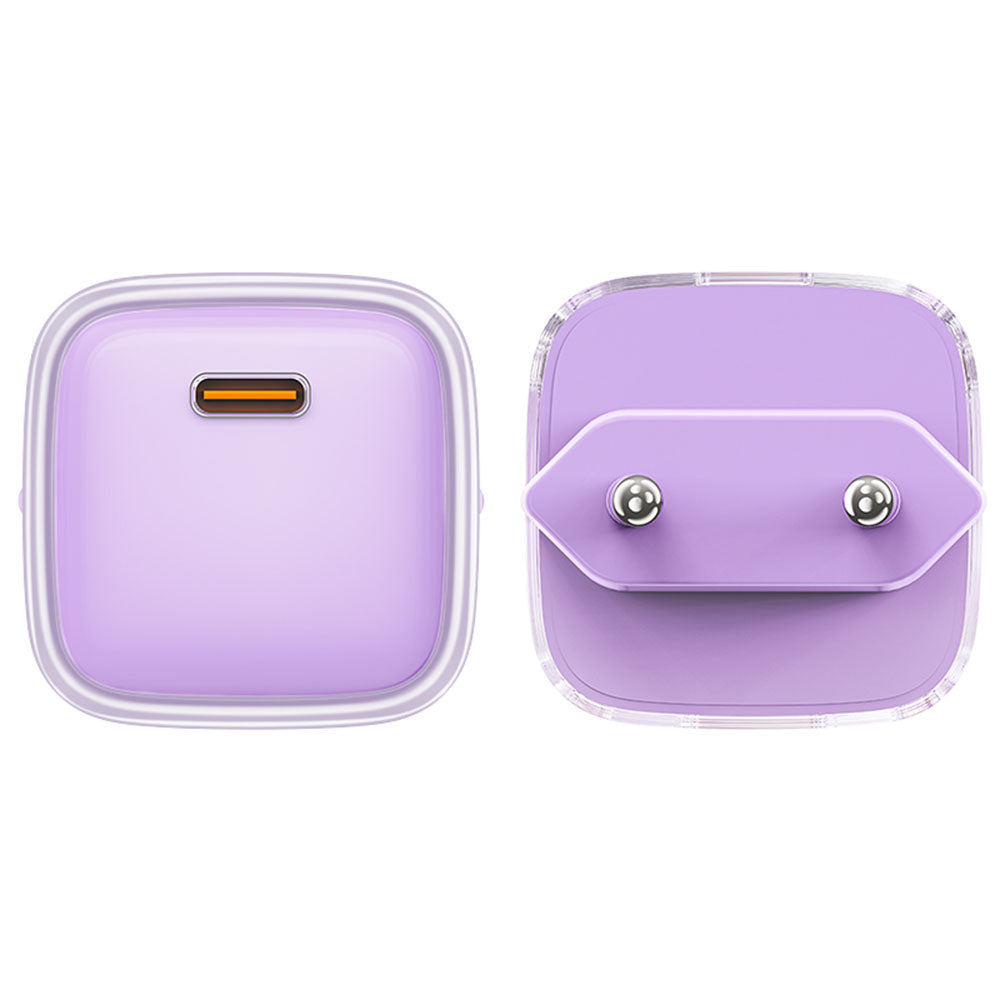 Acefast A53 Sparkling Display Network Charger, 30W, 3A, 1 x USB-C, Purple