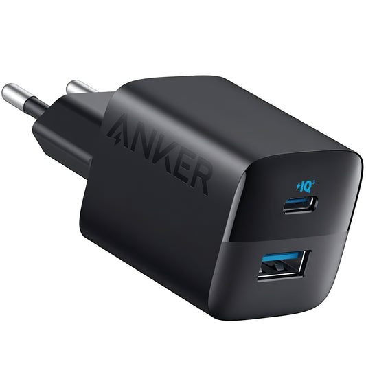Chargeur réseau Anker 323, 33W, 3A, 1 x USB-A - 1 x USB-C, noir A2331G11
