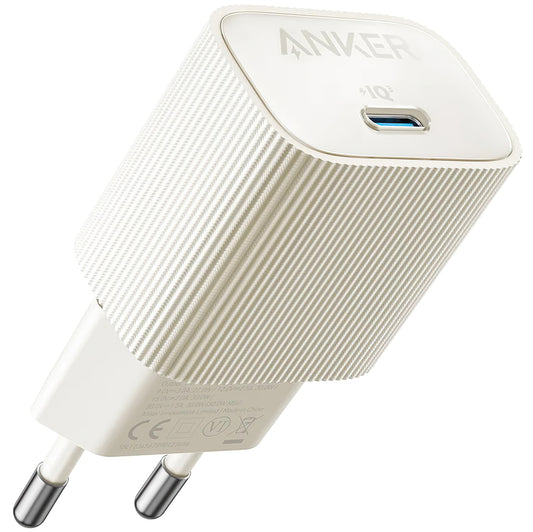 Chargeur réseau Anker 511 Nano 4, 30W, 3A, 1 x USB-C, blanc A2337G21