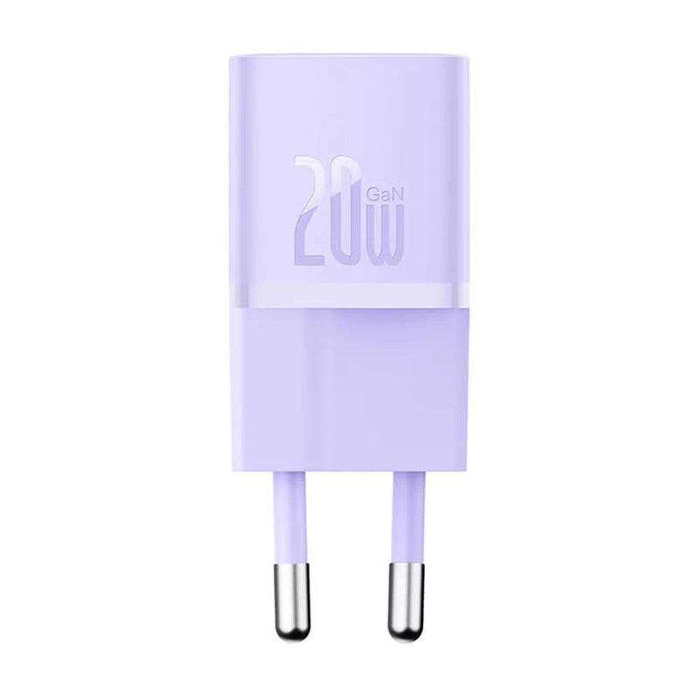 Chargeur Réseau Baseus, 20W, 3A, 1 x USB-C, Violet CCGN050105