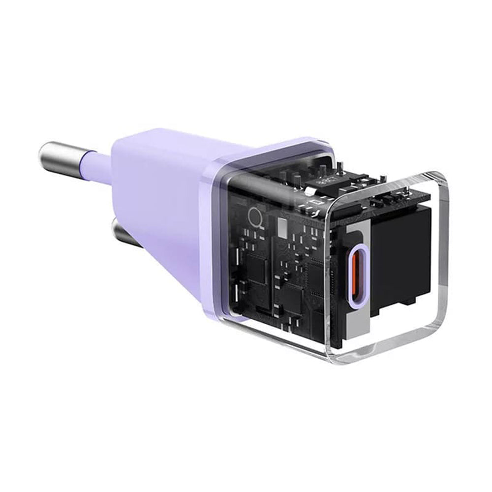 Chargeur Réseau Baseus, 20W, 3A, 1 x USB-C, Violet CCGN050105
