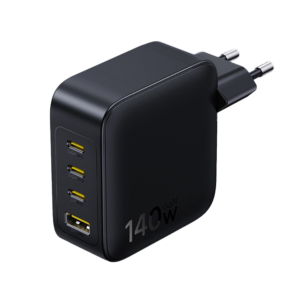 Chargeur Réseau Baseus EnerFill FH11, 140W, 5A, 1 x USB-A - 3 x USB-C, Noir E0121J00
