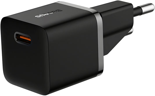 Chargeur réseau Baseus GaN5 Mini, 20W, 3A, 1 x USB-C, Noir CCGN05010101