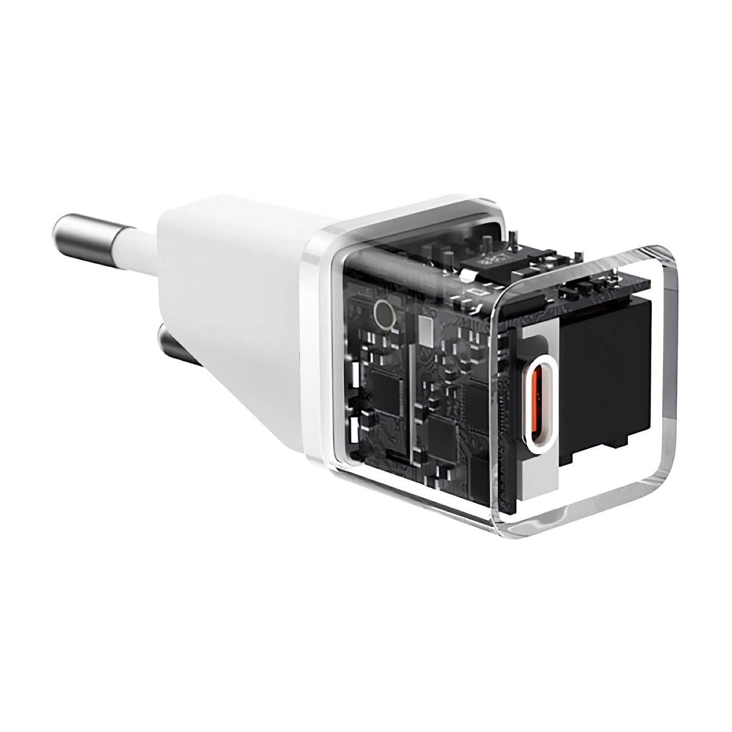 Baseus Chargeur réseau GaN5S, 20W, 3A, 1 x USB-C, Blanc P1016250503213-00