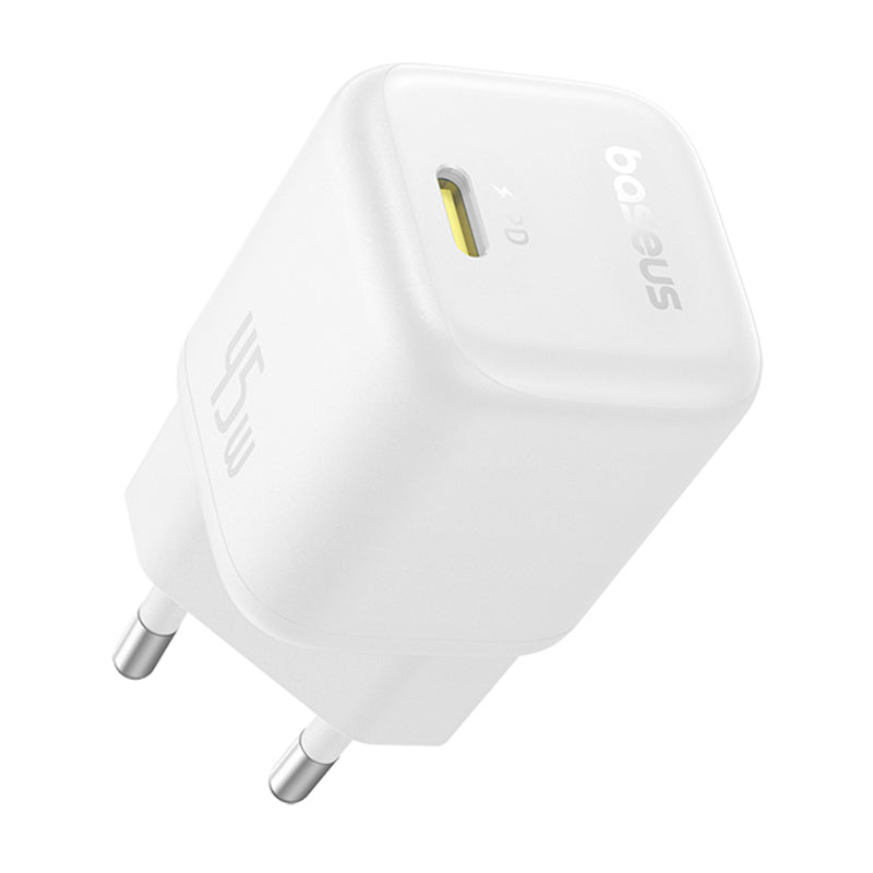 Chargeur Réseau Baseus PicoGo, 45W, 3A, 1 x USB-C, Blanc P10176800213-00