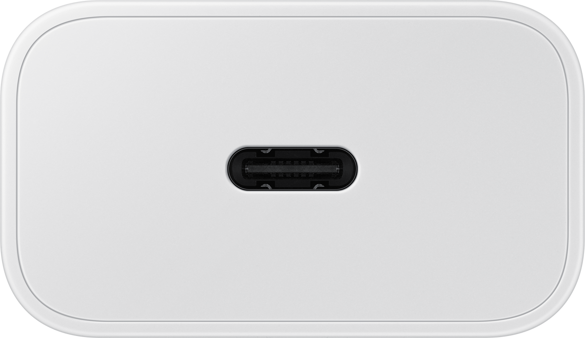 Câble USB-C Samsung Chargeur réseau Samsung, 25W, 3A, 1 x USB-C, Blanc EP-T2510XWEGEU