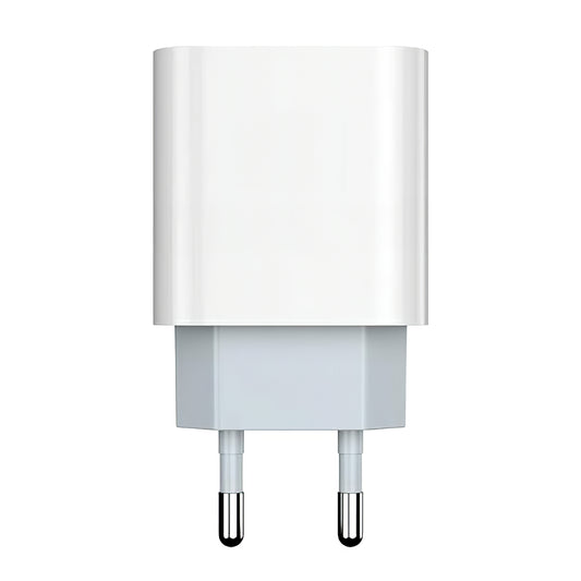 Chargeur Secteur Avec Câble USB-C Prestico F8S, 20W, 3A, 1 x USB-C, Blanc