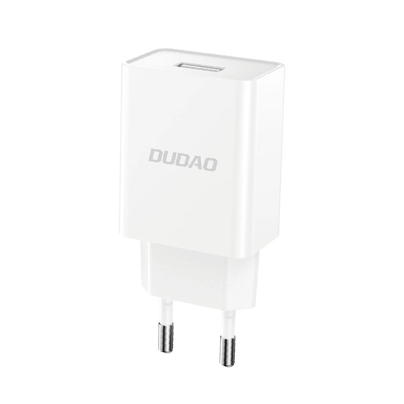 Chargeur réseau avec câble USB-C Dudao A4EU, 10W, 2.1A, 1 x USB-A, Blanc