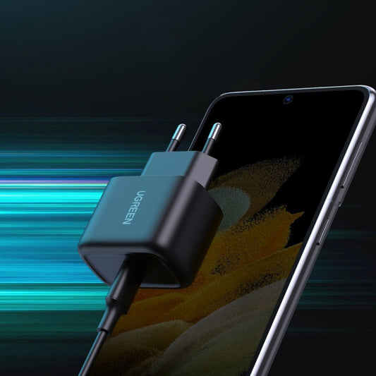 UGREEN CD250, 25W, 3A, 1 x USB-C, 1 x USB-C, Noir