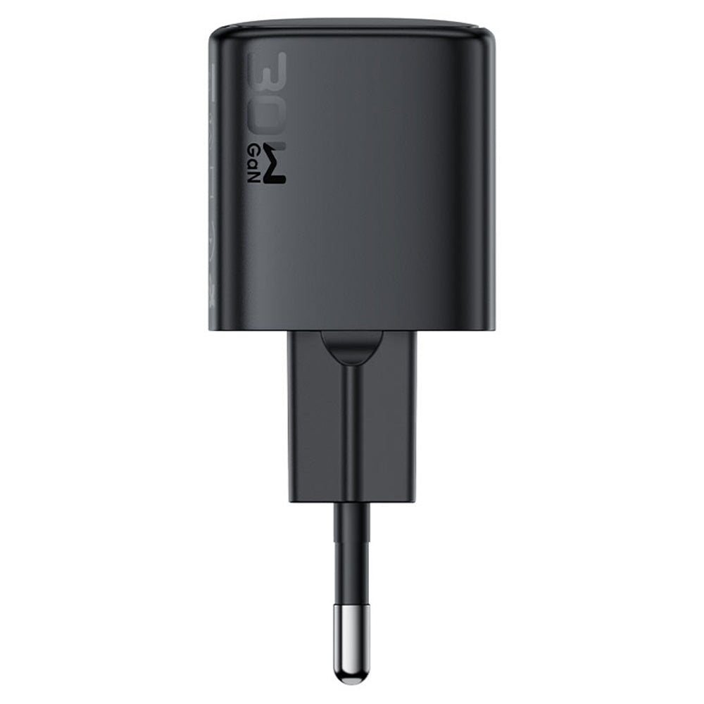 Chargeur réseau avec câble USB-C Acefast A118, 30W, 3A, 1 x USB-C, Noir