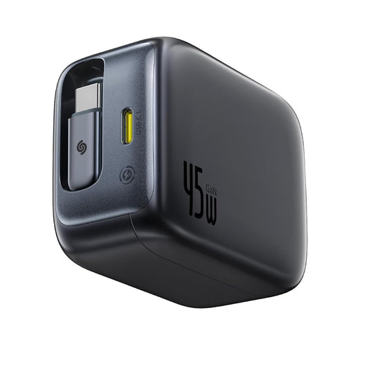 Chargeur Réseau avec Câble USB-C Baseus EnerCore CJ11, 45W, 3A, 1 x USB-C, Noir Z0004800