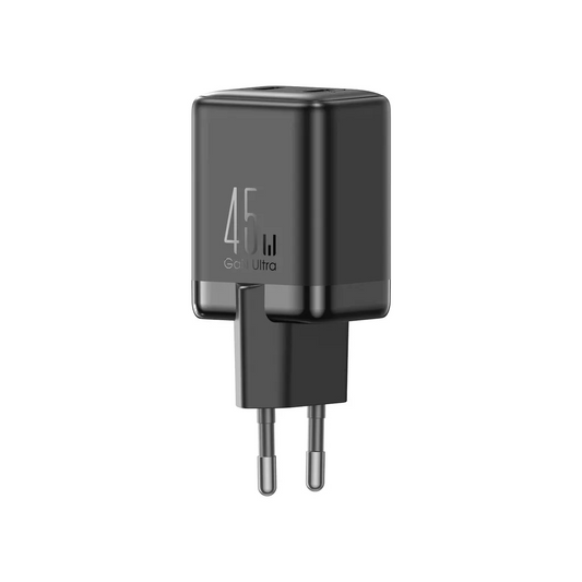 Chargeur Réseau Joyroom JR-TCG17, 45W, 3A, 2 x USB-C, Noir