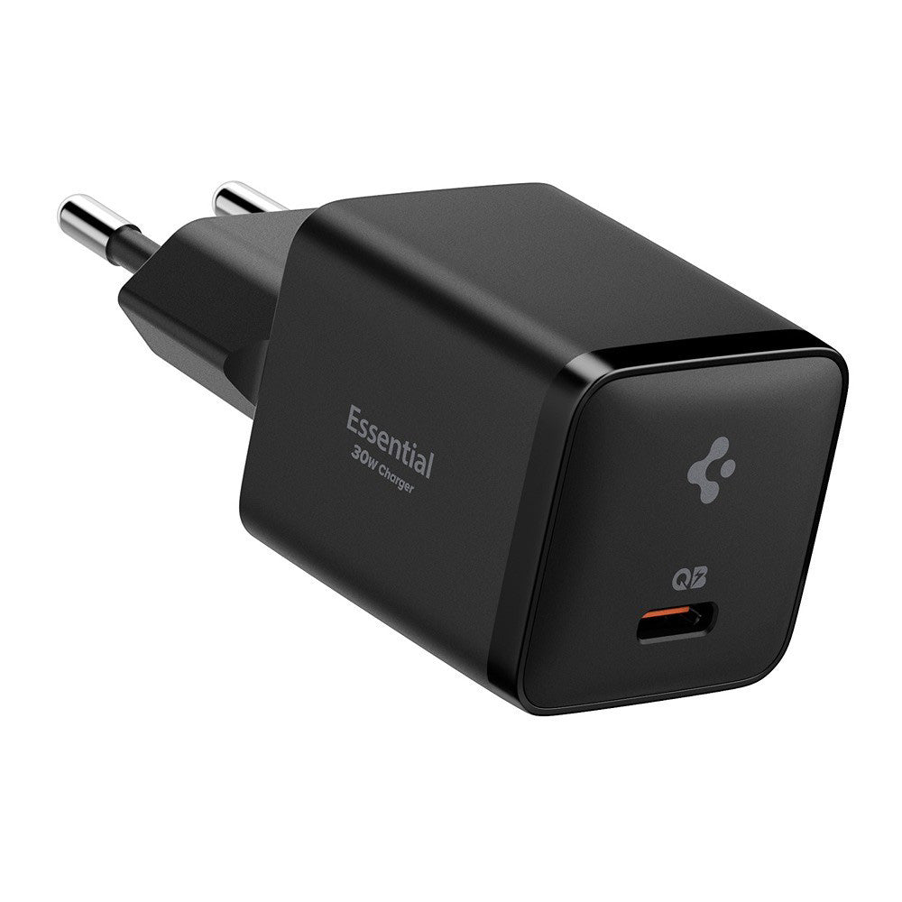 Chargeur Secteur Spigen EE301EU Essential, 30W, 3A, 1 x USB-C, Noir ACH09493