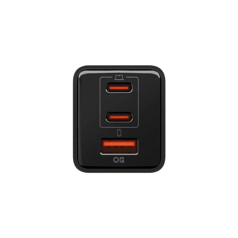 Chargeur Réseau Spigen EE473EU Essential, 47W, 3A, 1 x USB-A - 2 x USB-C, Noir ACH09465