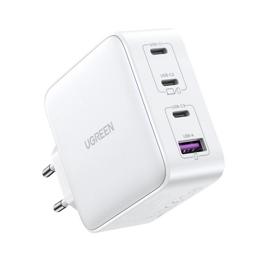 Chargeur Réseau UGREEN CD226, 100W, 5A, 1 x USB-A - 3 x USB-C, Blanc