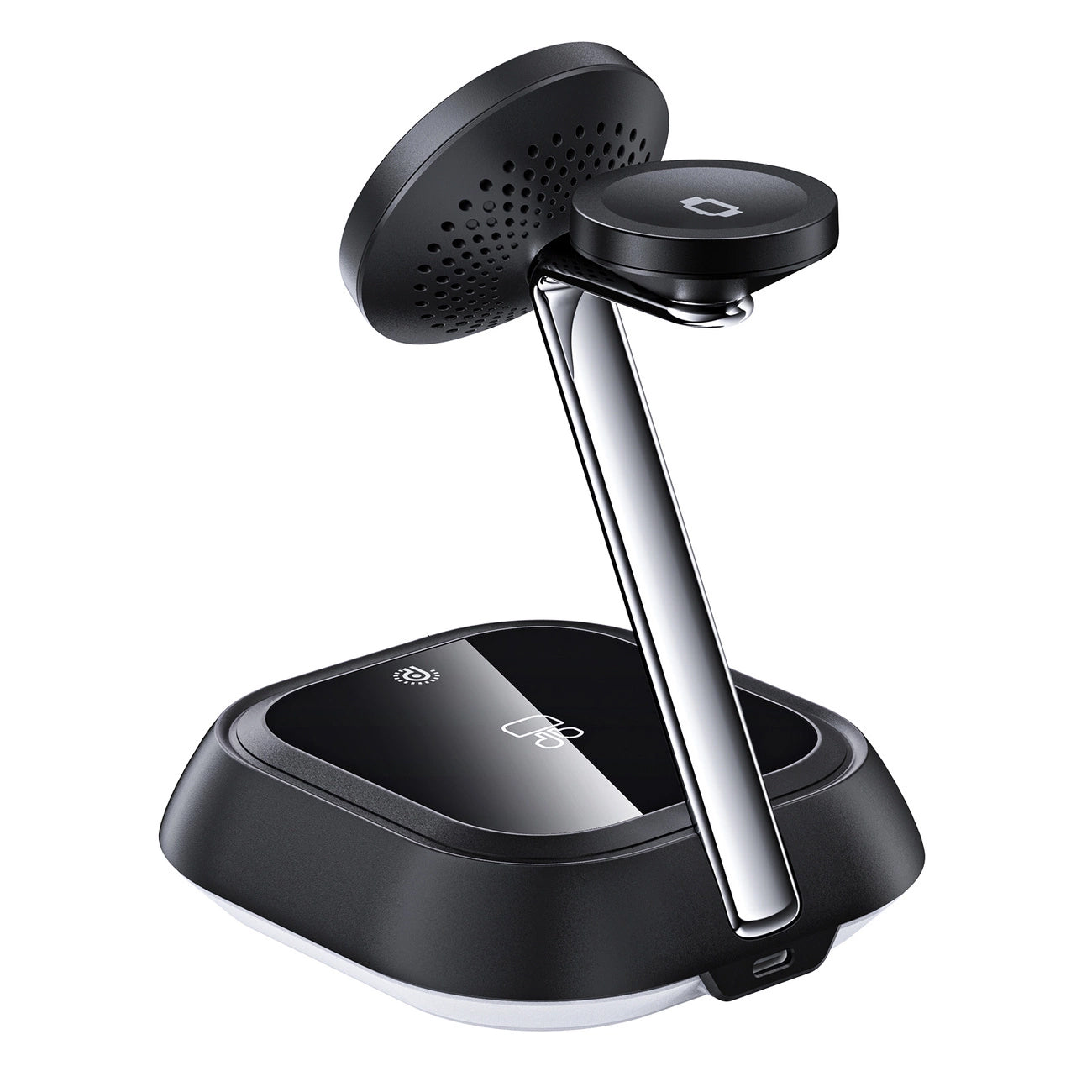 Chargeur Réseau Sans Fil Acefast E16 3en1, 15W, 1.67A, Noir