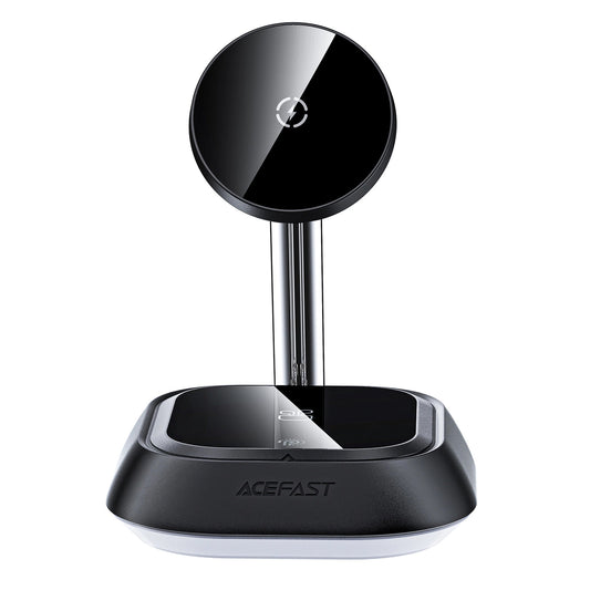 Chargeur Réseau Sans Fil Acefast E16 3en1, 15W, 1.67A, Noir