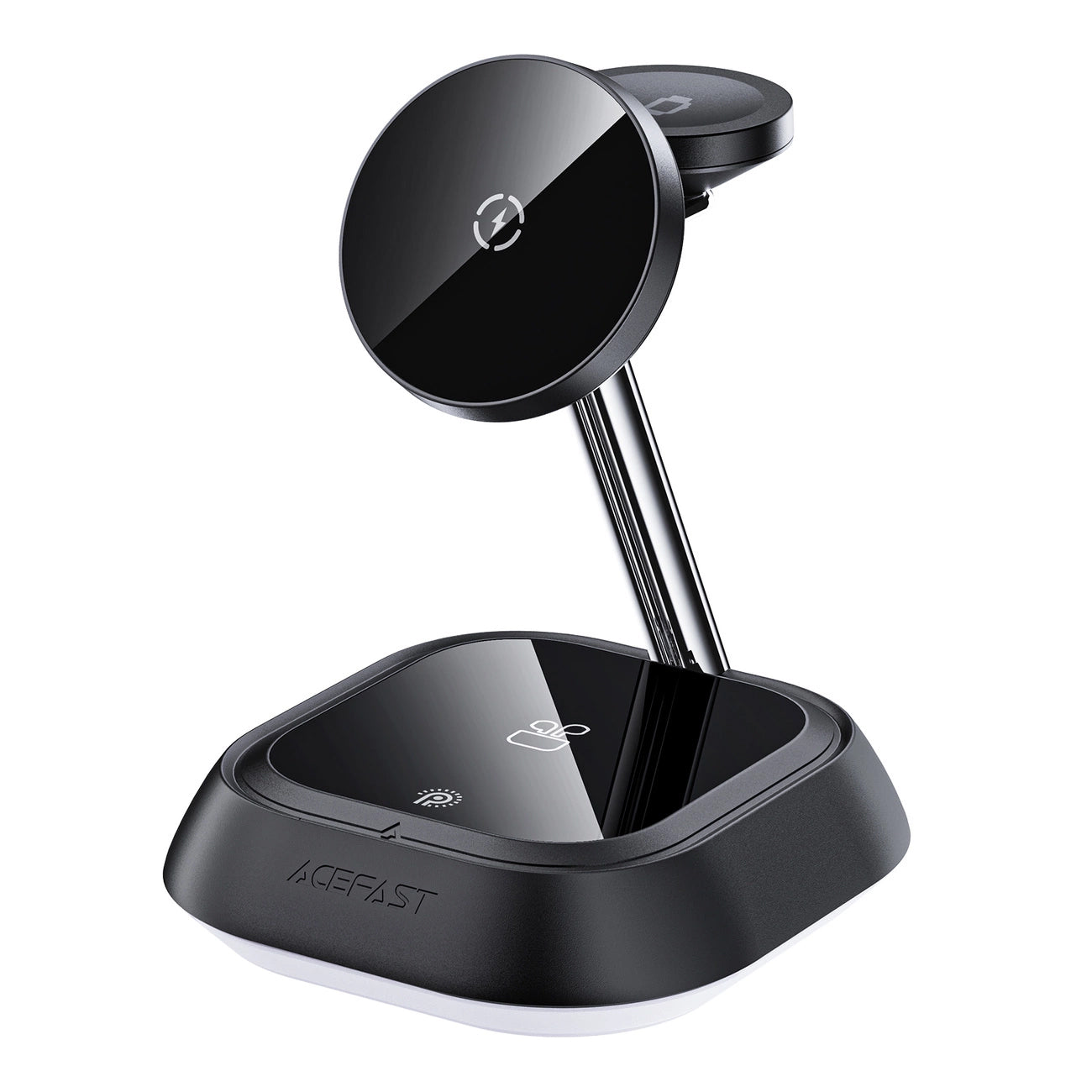 Chargeur Réseau Sans Fil Acefast E16 3en1, 15W, 1.67A, Noir