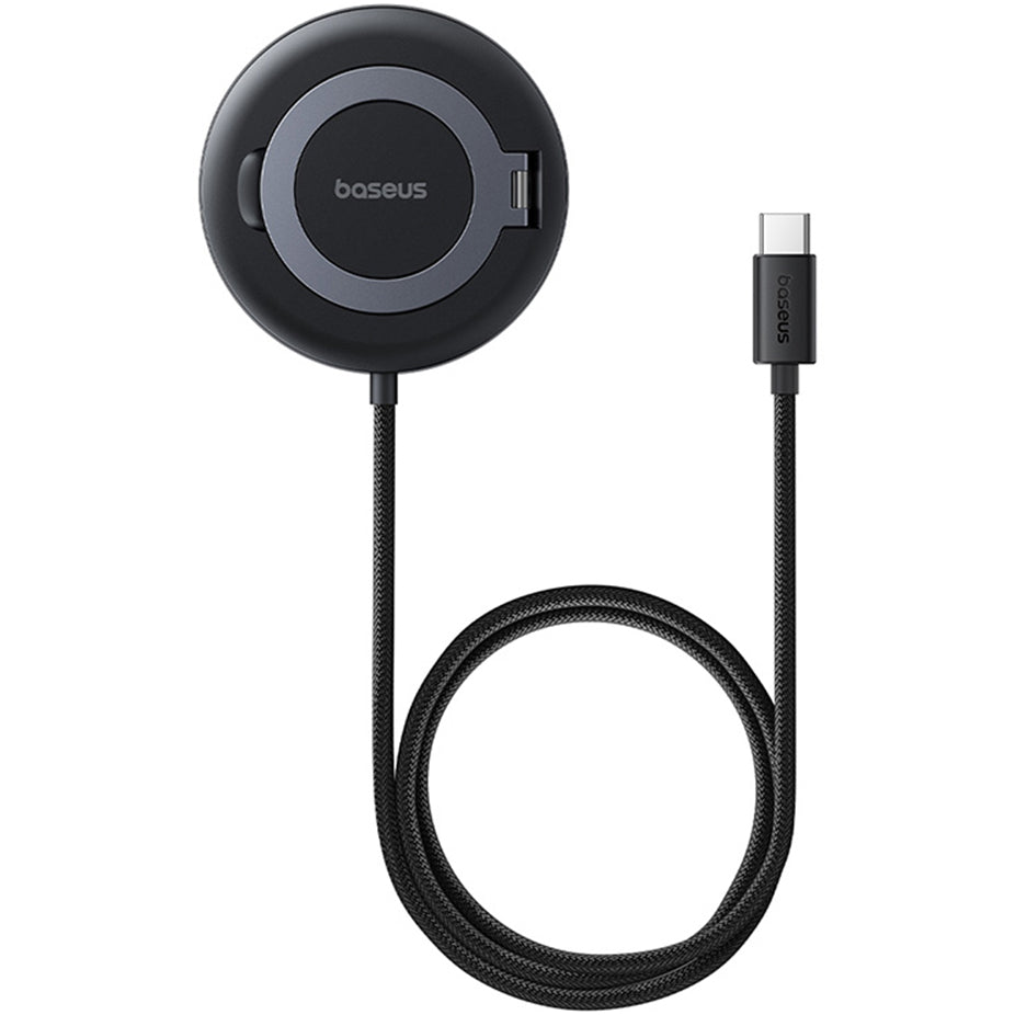 Baseus Simple Mini4 Wireless Network Charger, 15W, 1.67A, Black P10273300121-01