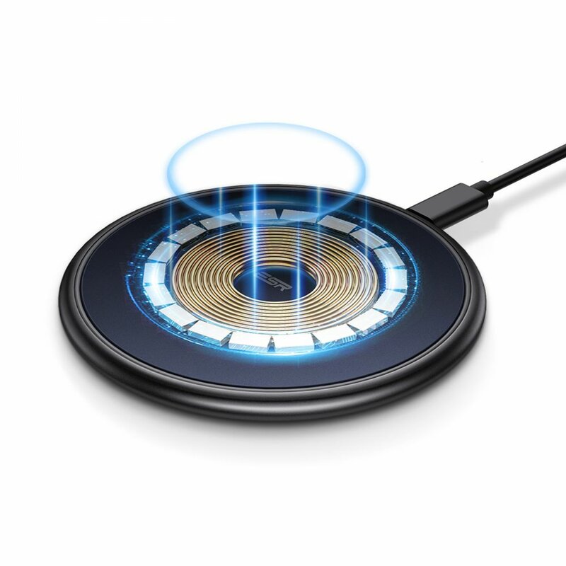 Chargeur Réseau Sans Fil ESR Halolock, 10W, 1.1A, Bleu