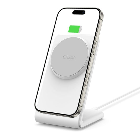 MagSafe Tech-Protect QI15W-A38, 15W, 1.67A, Blanc