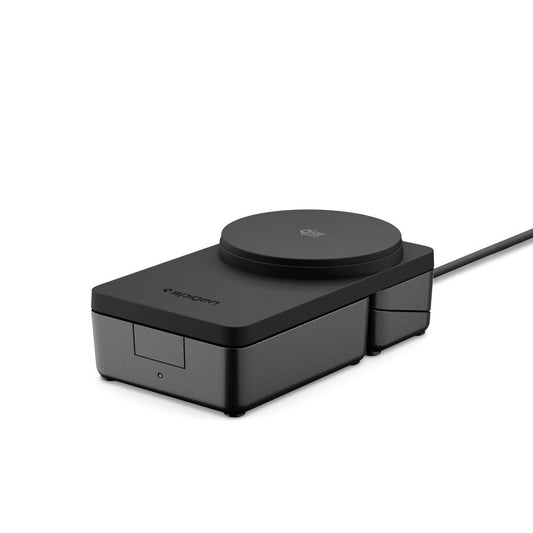 Chargeur Réseau Sans Fil Spigen EF323MQ Essential 3in1, 25W, Noir ACH10398