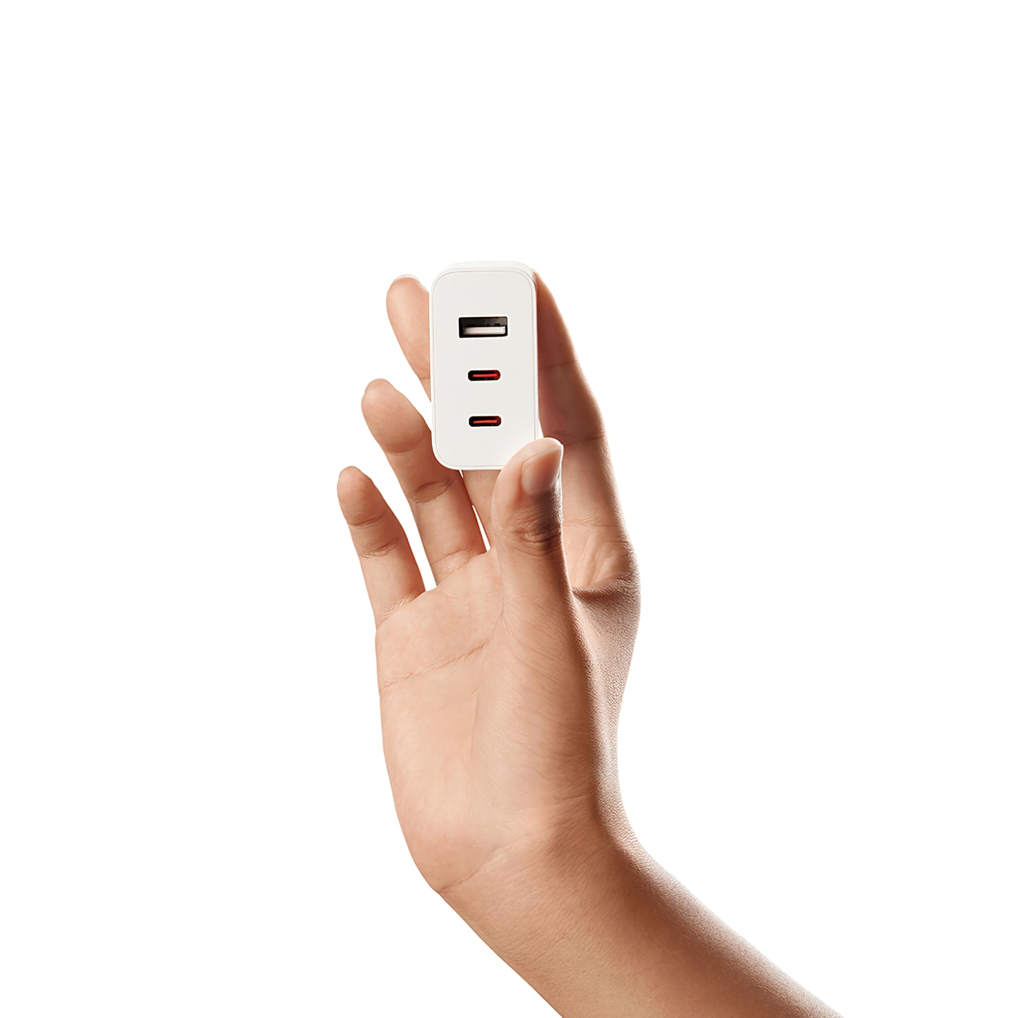 Xiaomi 2C1A Chargeur réseau GaN, 67W, 3A, 1 x USB-A - 2 x USB-C, Blanc