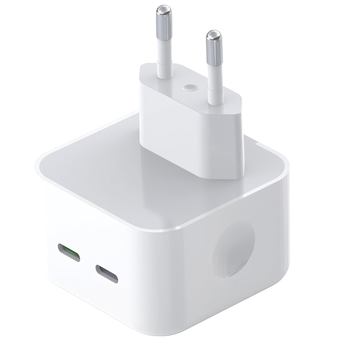 Chargeur Réseau XO Design L102, 35W, 3A, 2 x USB-C, Blanc