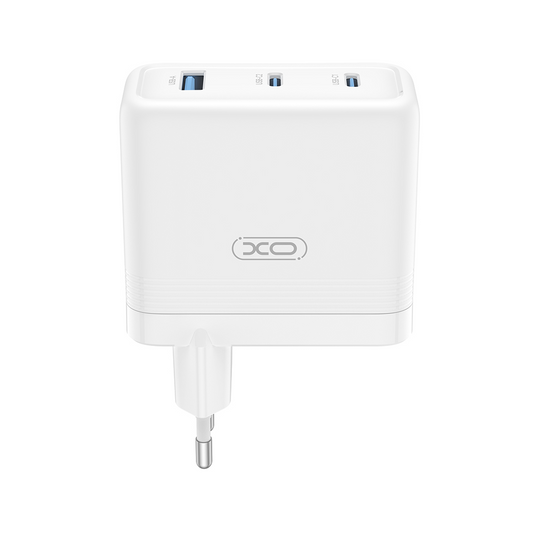 Chargeur Réseau XO Design CE35, 100W, 5A, 1 x USB-A - 2 x USB-C, Blanc