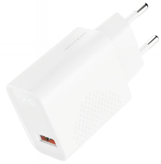 Chargeur Réseau XO Design L159, 18W, 3A, 1 x USB-A, Blanc