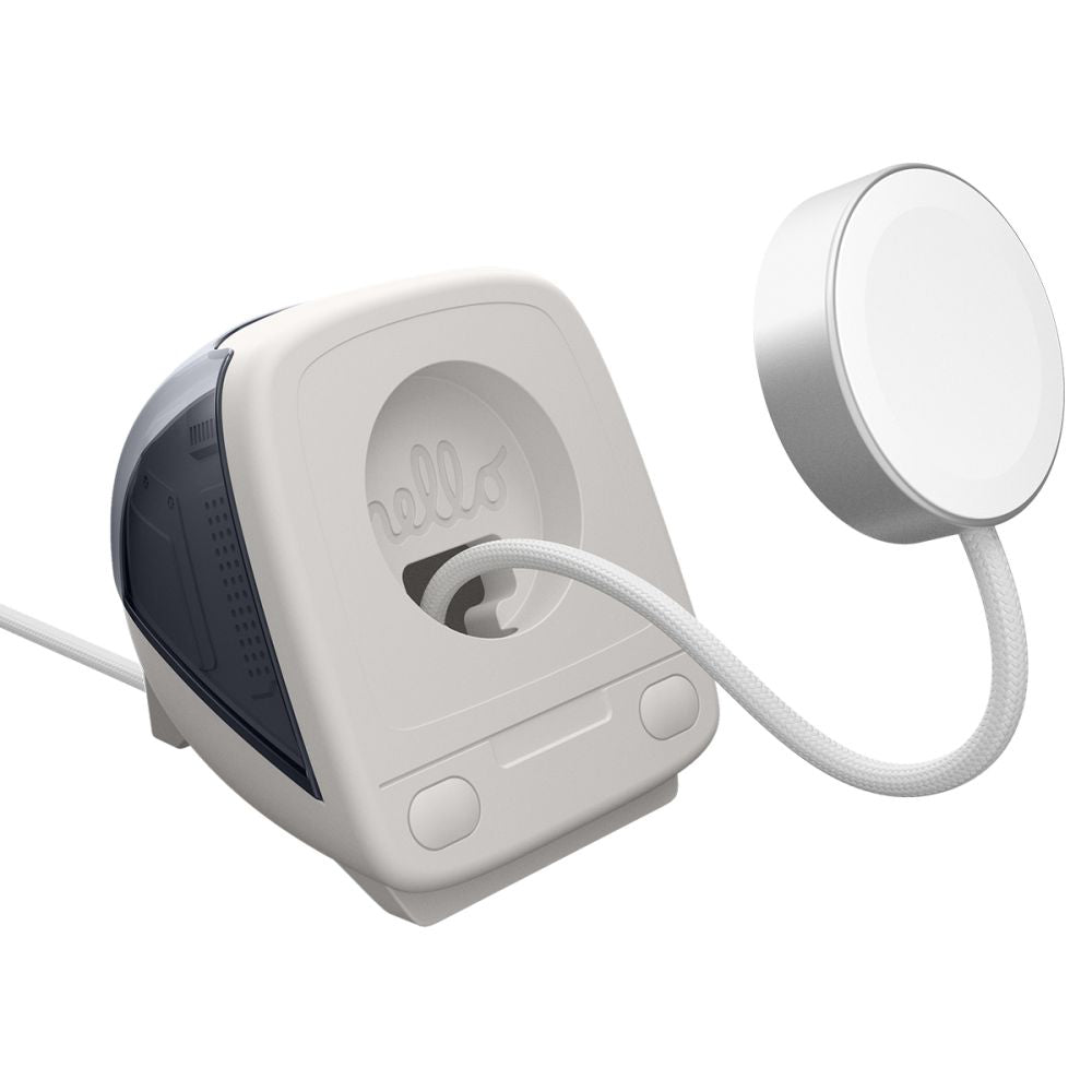 Support Spigen C1 Classic pour Chargeur Sans Fil Apple Watch Series, Gris AMP09340