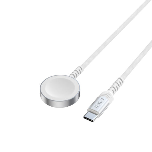 Tech-Protect MC01 Chargeur sans fil Ultraboost pour Apple Watch Series, blanc