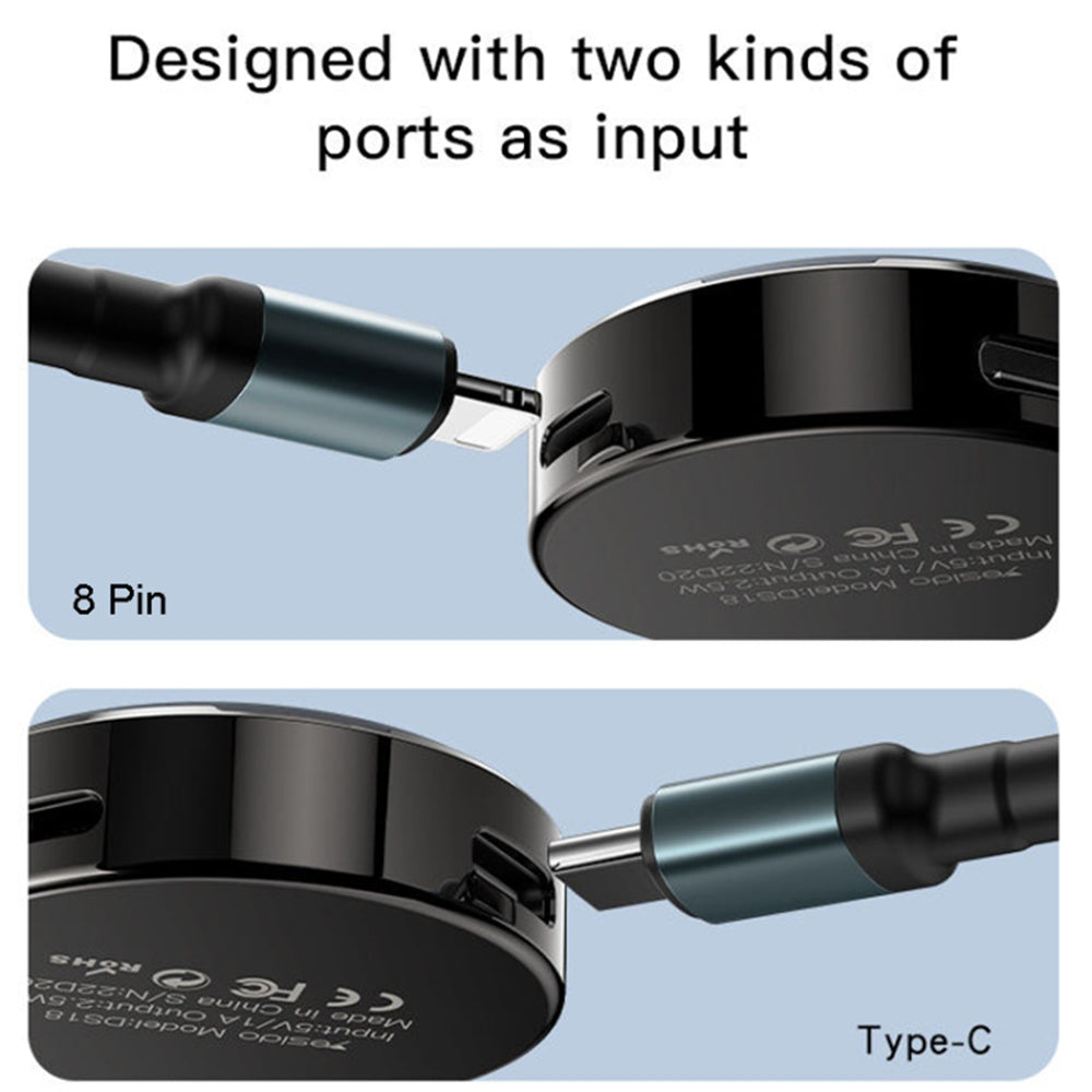 Chargeur sans fil Yesido DS18 pour Apple Watch Series, Noir