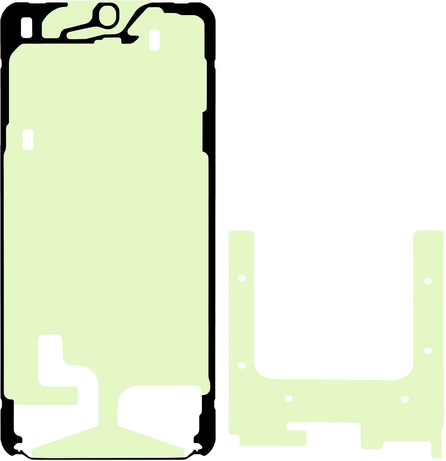 Samsung Galaxy S25+ S936 Display Adhesive Kit, Service Pack GH82-36510A