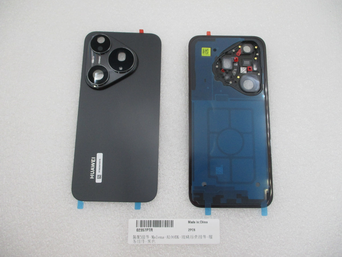Kit de coque arrière Huawei Pura 90s Pro Mulberry Black Service Pack et outils de réparation dédiés