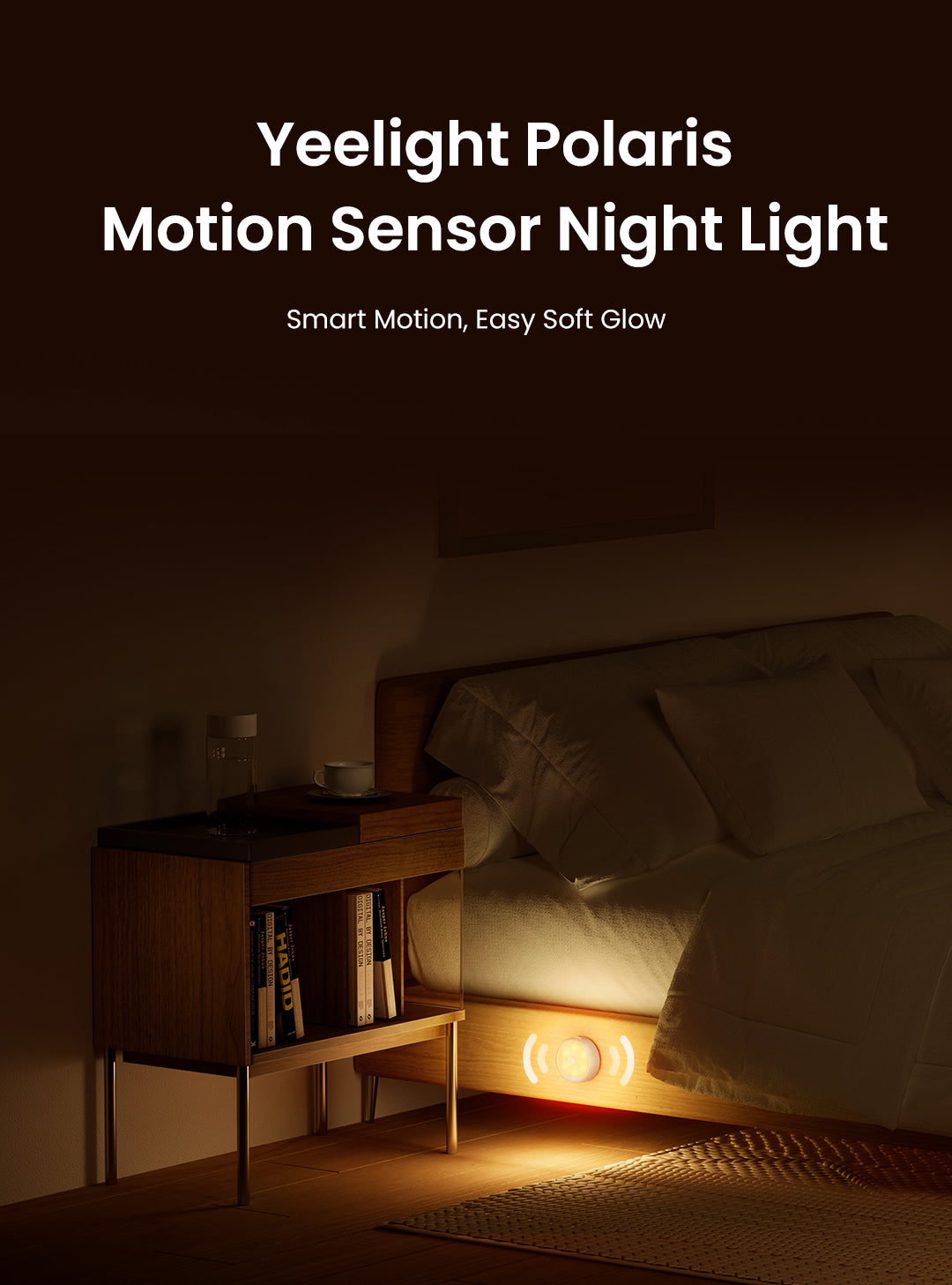 Lampe LED Veille Yeelight Polaris 2, Capteur, Blanche YLYYD-0024