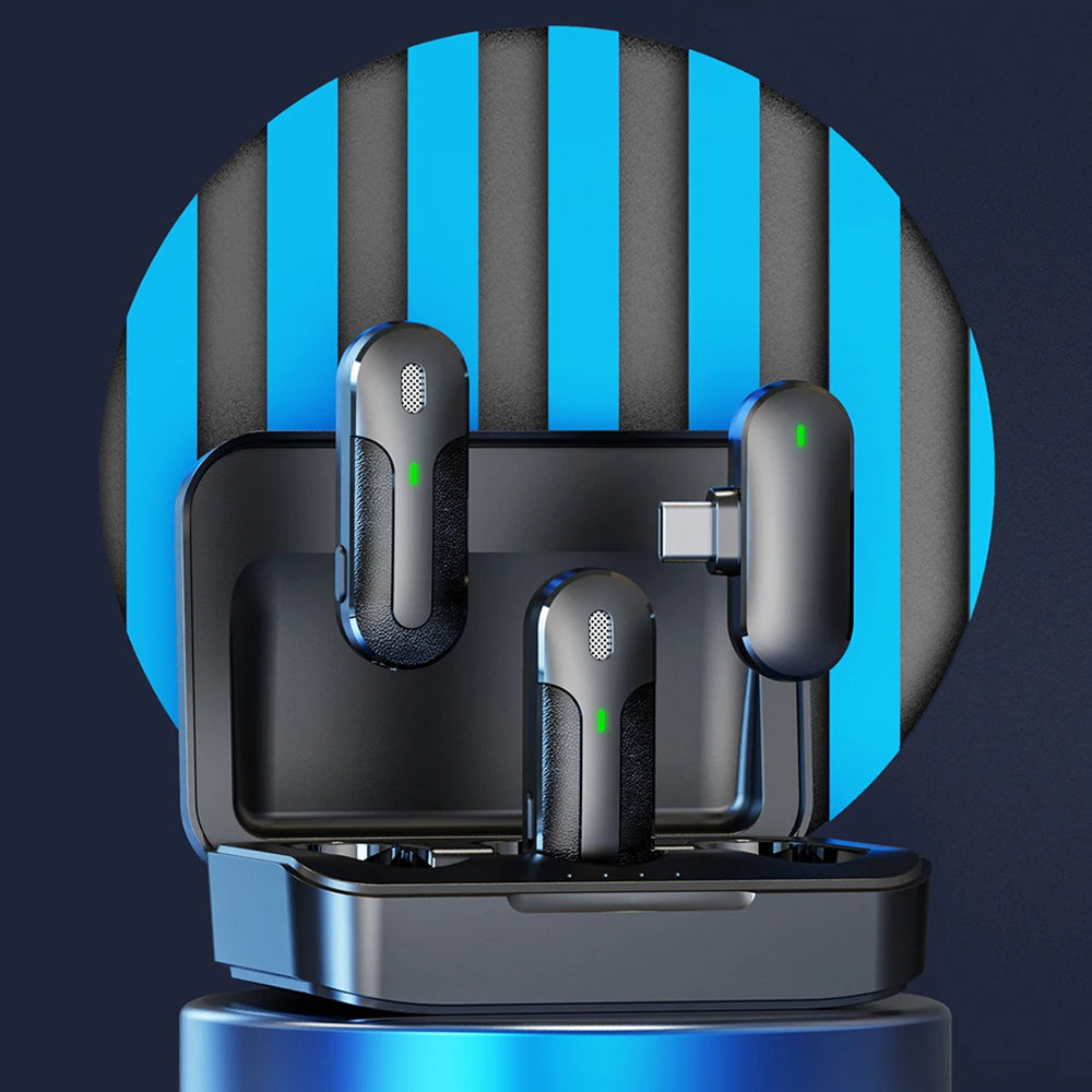 Lavalier Yesido KR17, USB-C, Set 2 pièces, Noir
