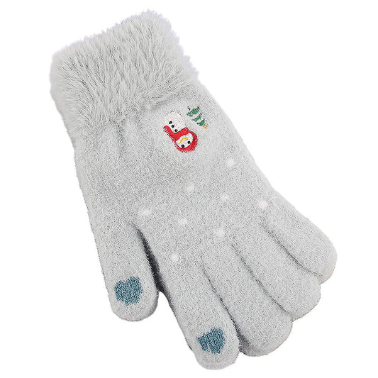 Gants d'Hiver Tactiles Femme Techsuit ST0011, Taille 17cm, Bleus