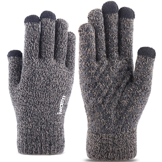 Gants d'Hiver Tactiles Iwarm ST0005, Taille 21cm, Gris