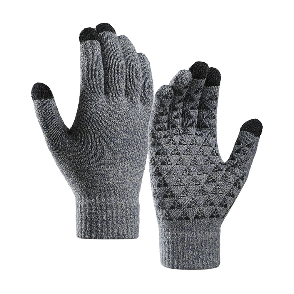 Gants d'Hiver Tactiles Iwarm ST0018, Taille 23cm, Gris