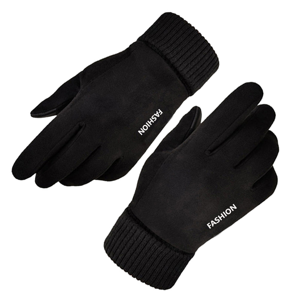 Gants d'Hiver Tactiles Unisexes Techsuit ST0010, Taille Universelle, Noirs