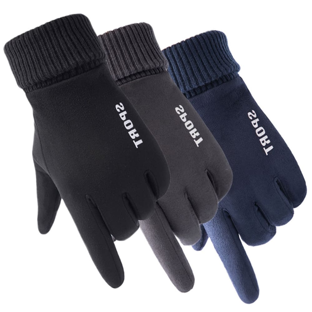 Gants d'Hiver Tactiles Unisexes Techsuit ST0010, Taille Universelle, Noirs
