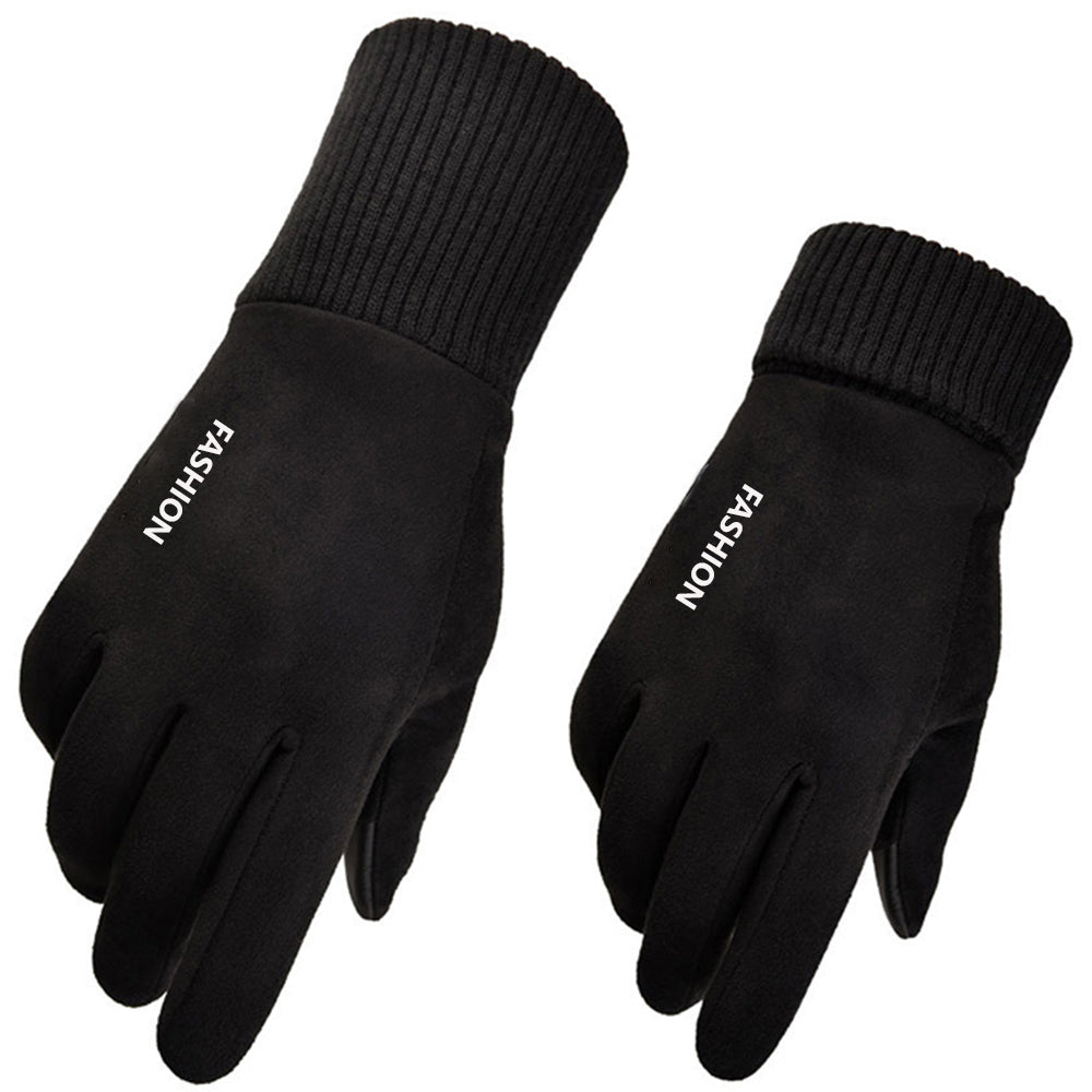Gants d'Hiver Tactiles Unisexes Techsuit ST0010, Taille Universelle, Noirs
