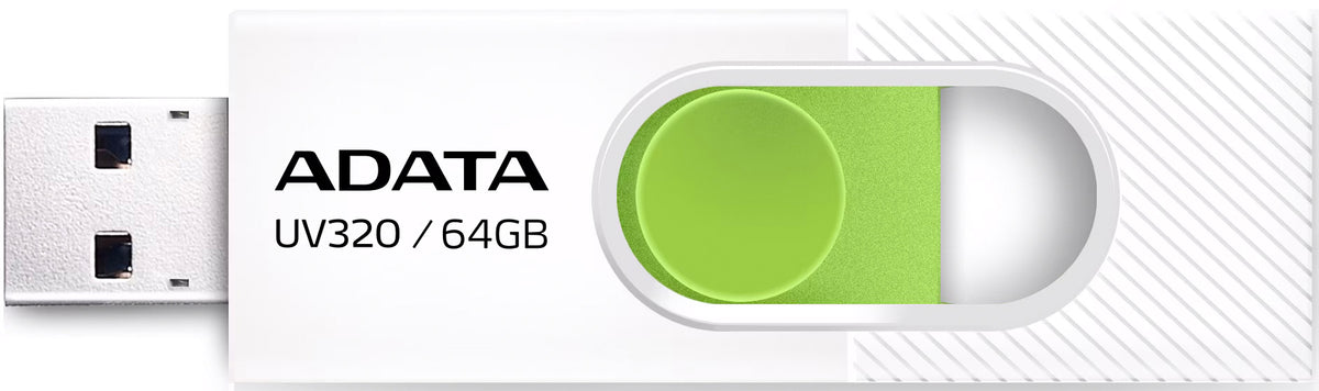 Mémoire Externe USB-A 3.2 Adata UV320, 64Gb AUV320-64G-RWHGN