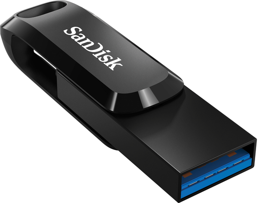 Mémoire Externe USB-A 3.2 / USB-C SanDisk Ultra Dual Go, 512Gb SDDDC3-512G-G46