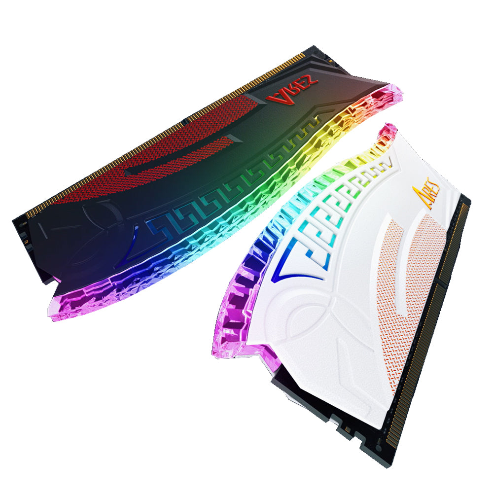 Mémoire RAM Dato Ares Armor, DDR4, RGB, 2 x 8GB, 3600Mhz, CL18, Noire AMRGB8GX216G36K