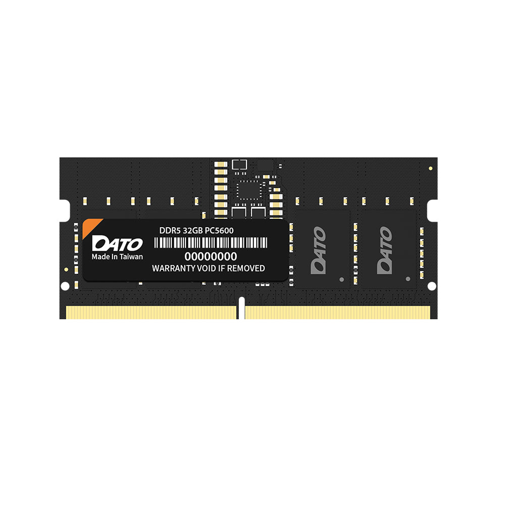 Mémoire RAM Dato, DDR5, 8GB, 5600Mhz, Noire DT8G5DS56