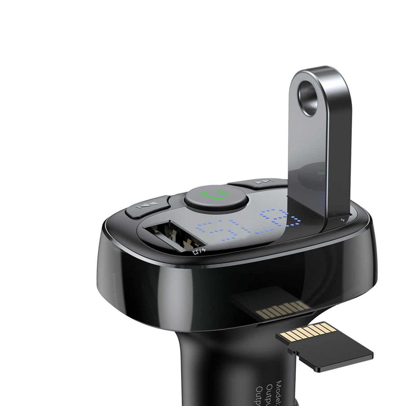 Modulateur FM Bluetooth Baseus S-09A, 2 x USB-A - 1 x microSD CCMT000001