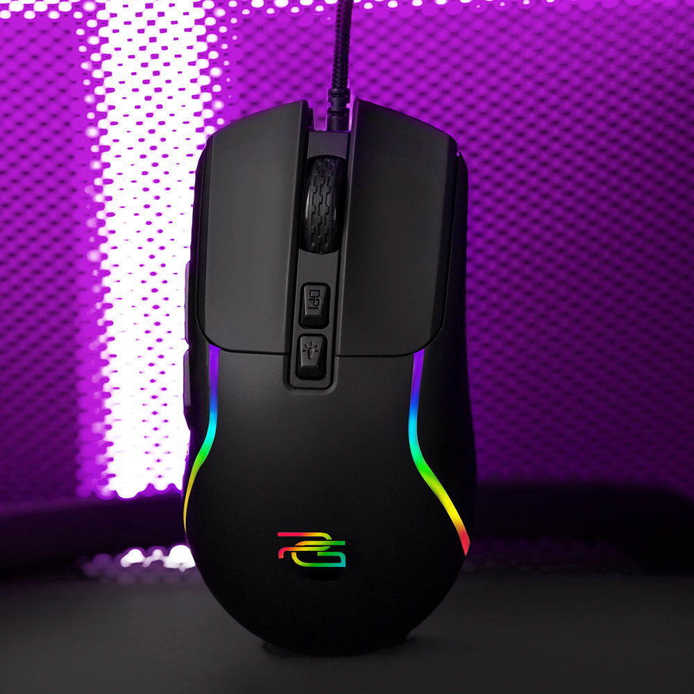 Souris Gaming Filaire USB Proove Assembler, RGB, 12400DPI, Noir CMAS00000101
